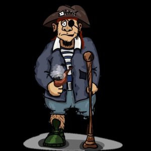 Cartoon pirata